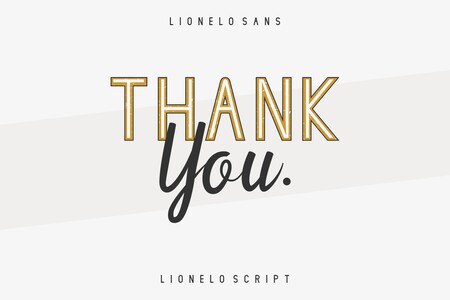 LIONELLO SCRIPT font